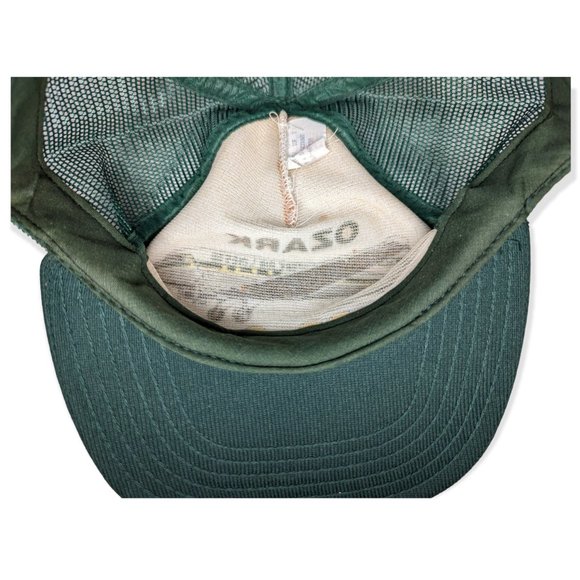 Vintage Ozark Airlines DC-3 Green & White Snap Back Trucker Hat - Picture 7 of 7